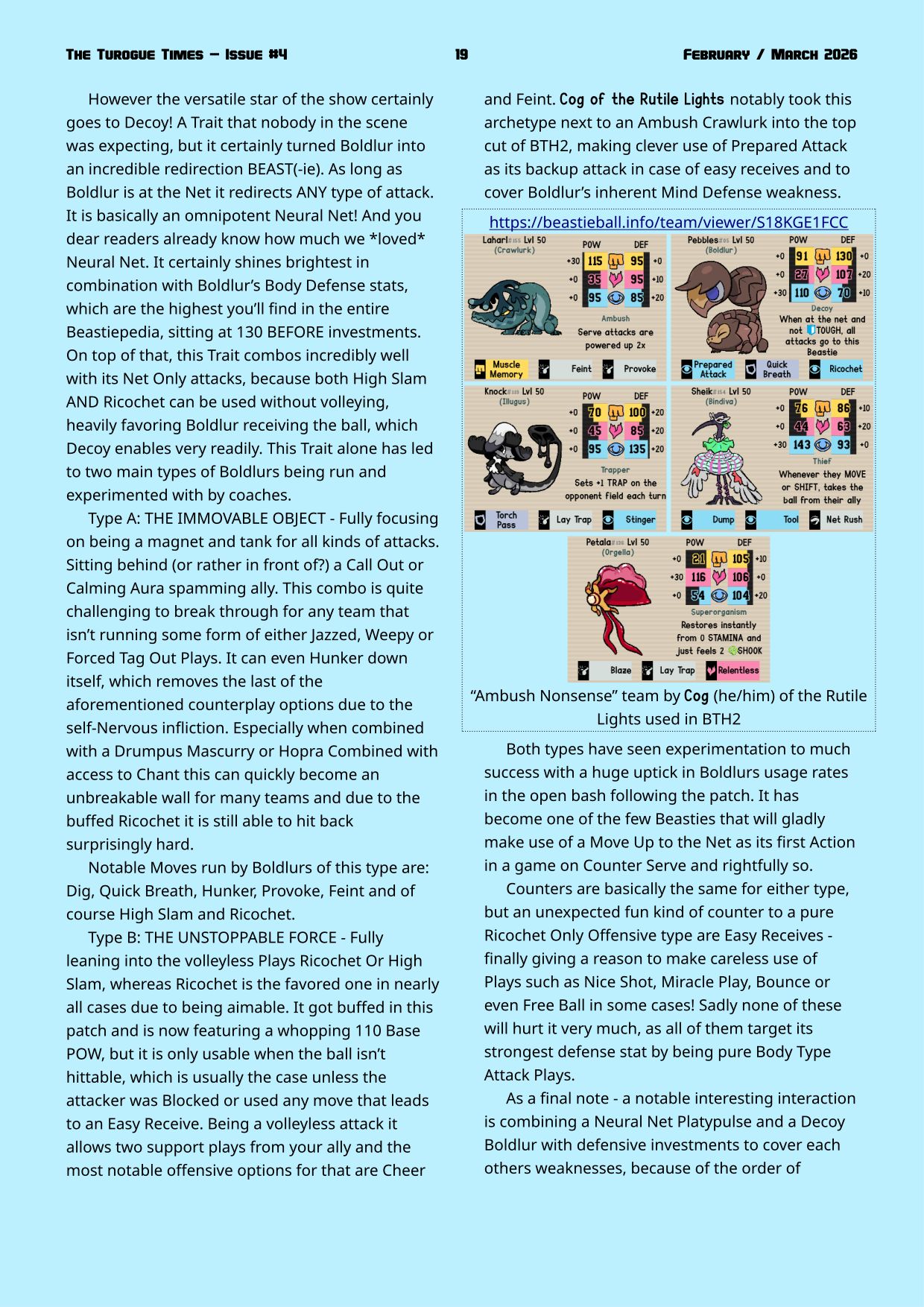 Page 19. Milestone 3 meta retrospective